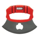 Bubba Proteus Fixed Blade Knife 5.75" Ulu 420 Titanium Nitride Blade Polymer Handle Red - Bubba Blade
