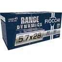 Fiocchi Range Dynamics 5.7x28mm FN Ammo 62 Grain Full Metal Jacket Case of 500 (10 Boxes of 50) - Fiocchi