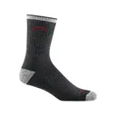 Darn Tough Men's Hiker  Midweight Cushion Micro Crew Socks Black Medium - Darn Tough Socks