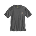 Carhartt Men's K87 Loose Fit Heavyweight Short Sleeve Crew Neck Pocket T Shirt Carbon Heather 3XL Tall - Carhartt