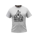 Rise Armament Men's Logo Short Sleeve Crew Neck T Shirt Grey 2XL - Rise Armament