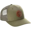 Vortex Optics Mens Three Peaks Leather Patch Hat Loden - Vortex
