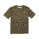 Browning Men's Wasatch Short Sleeve Crew Neck T Shirt Mossy Oak Bottomland XL - Browning