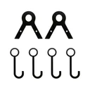 MidwayUSA Steel Target Gong Hangers - MidwayUSA