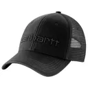 Carhartt Mens Canvas Mesh Back Graphic Logo  Hat Black - Carhartt