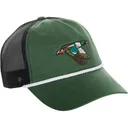 Drake Mens Retro Duck Patch Hat Green/Shoveler - Drake