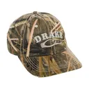 Drake Mens Distressed 6 Panel Mesh Back Trucker Hat Mossy Oak Shadow Grass Blades - Drake