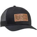 MTN OPS Mens Genuine Leather Patch Hat Black - MTN OPS