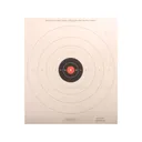 NRA Official Pistol Target B-8(P) RC Red Center 25-Yard Timed and Rapid Fire Paper 100PK - Nra