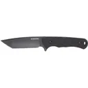 Schrade Regine Pocket Knife 3.83" Modified Drop Point AUS-8 Black Oxide Blade G-10 Handle Black - Schrade