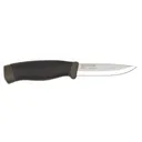 Morakniv Companion HD Fixed Blade Knife 4.1" Clip Point Carbon Polished Blade Polymer Handle Black/Green - Morakniv