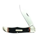 Old Timer Mustang Pocket Knife 4" Clip Point 7Cr17MoV Polished Blade Polymer Handle Brown - Old Timer