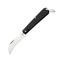 Bear & Son 7116HB Folding Knife 2.75" Hawkbill Carbon Satin Blade Zytel Handle Black - Bear & Son