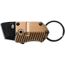 Gerber Key Note Pocket Knife 0.9" Tanto Point 5Cr13MoV Black Blade Aluminum Handle Coyote - Gerber Knives