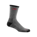 Darn Tough Men's Hiker Coolmax Micro Crew Midweight Socks Gray/Black XL - Darn Tough Socks