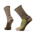 Smartwool Men's Hike Light Cushion Crew Socks Military Olive/Fossil Large - Smartwool