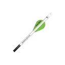 NAP Quickfletch Quickspin 2" 4 Vane Arrow Fletching System White and Green 6PK - New Archery Products