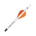 NAP Quickfletch Quickspin 2" 4 Vane Arrow Fletching System White and Orange 6PK - New Archery Products