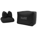 MidwayUSA Front and Rear Shooting Rest Bag Set Filled Nylon Black - MidwayUSA