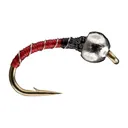 RIO Tungsten Zebra Midge Nymph Red/Black Size 18 12PK - Rio