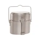 Military Surplus German 3 Piece Aluminum Mess Kit - Military Surplus