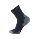 Smartwool Men's Hike Targeted Cushion Mid Crew Socks Deep Navy Large - Smartwool