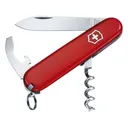 Victorinox Swiss Army Waiter Pocket Knife Drop Point Stainless Steel Polished Blade ABS Polymer Handle Red - Victorinox Swiss Army