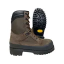 Meindl Workman Lineman Safety Toe Work Boots Leather Brown Men's 10 D - Hoffman Boots