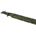 Outdoor Edge Para-Claw Fixed Blade Knife 1.5" Hawkbill 8Cr13MoV Blackstone Blade Paracord Handle Camo Medium - Outdoor Edge Knives