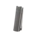 Kimber 1911 Government, Commander Flat Mainspring Housing Checkered 20 LPI Polymer Silver - Kimber