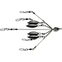 Picasso Bait Ball Finesse Umbrella Rig 6" Shad Nickel - Picasso