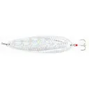 Nichols Lures Ben Parker Magnum Flutter Spoon Shattered Glass Silver - Nichols Lures