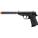 Walther PPK/S Operative Airsoft Pistol 6mm BB Kit Spring Powered Single Shot Black - Walther Arms