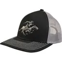 Winchester Mens Mesh Back Hat Black/Light Gray - Outdoor Cap