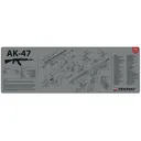 Tekmat Long Gun AK-47 Gun Cleaning Mat Gray - Tekmat