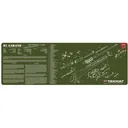 Tekmat Long Gun M1 Garand Gun Cleaning Mat Olive Drab - Tekmat