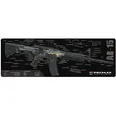 Tekmat Long Gun AR-15 Cut Away Gun Cleaning Mat Black - Tekmat