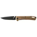 Gerber Zilch Pocket Knife 3.1" Drop Point 7Cr17MoV Black Blade Micarta Handle Coyote Brown - Gerber