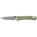 Gerber Zilch Pocket Knife 3.1" Drop Point 7Cr17MoV Stonewashed Blade Micarta Handle Lichen Green - Gerber