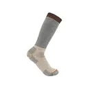 Carhartt Men's Heavyweight Blend Boot Socks Heather Gray Cream Large - Carhartt