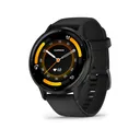 Garmin Venu 3 Watch Slate Stainless Bezel Black Case Black Band - Garmin