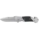 Smith & Wesson 1st Response Pocket Knife 3.3" Drop Point 7Cr17MoV High Carbon Stainless Steel Blade Stainless Steel Handle Black Polymer G-10 Inserts - Smith and Wesson