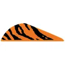 Bohning Tiger Stripe Blazer Vane Arrow Fletching 2" Neon Orange and Black 36PK - Bohning