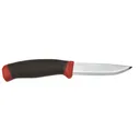 Morakniv Clipper 840 Fixed Blade Knife 4.1" Clip Point Carbon Polished Blade Polymer Handle Black/Red - Morakniv