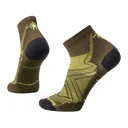 Smartwool Men's Run Zero Cushion Ankle Socks Military Olive XL - Smartwool