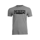 Crispi Boots Men's Since 75 Short Sleeve Crew Neck T Shirt Gray Medium - Crispi Boots
