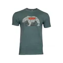 Crispi Boots Men's The Bruin Short Sleeve Crew Neck T Shirt Indigo 2XL - CRISPI