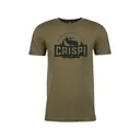 Crispi Boots Men's The Elk Short Sleeve Crew Neck T Shirt Olive 2XL - Crispi Boots