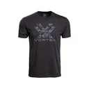 Vortex Optics Men's Camo Logo Short Sleeve Crew Neck T Shirt Charcoal Heather XL - Vortex