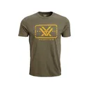 Vortex Optics Men's Trigger Press Short Sleeve Crew Neck T Shirt Military Heather Large - Vortex